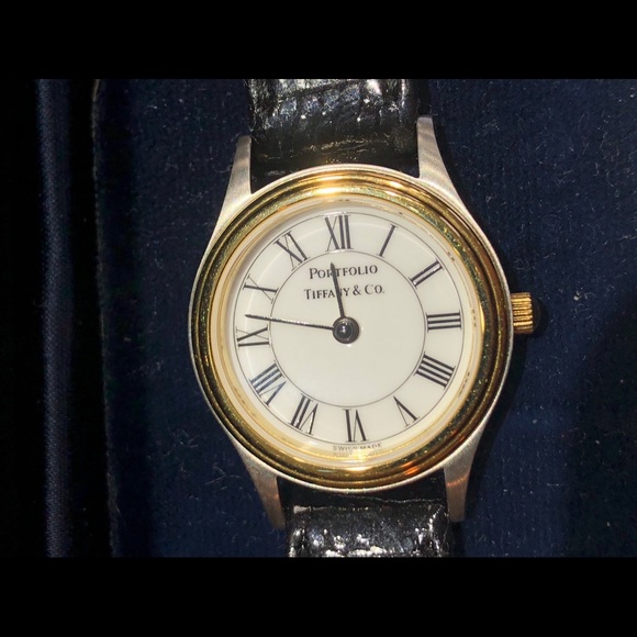 🛑SOLD🛑 Tiffany & Co.Two Tone Portfolio Watch - Picture 5 of 6